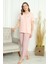 Kedili Kısa Kollu Pijama Takımı 1