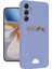 Samsung Galaxy A16 5g Kılıf Kelvin Kartvizitli Silikon - Lila Ynsmr 2