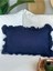 Vıntage Fırfırlı Lacivert Kırlent Kılıfı Adet 3