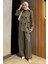 Kadın Fiyonk Detaylı Tesettür Gömlek Pantolon Ikili Takım P-00016872 1