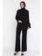 Tesettür Bel Kuşaklı Taşlı Tunik Pantolon Ikili Takım P-00016683 1