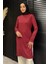 Kadın Bisiklet Yaka Yan Yırtmaç Detaylı Tesettür Tunik P-00016932 2