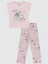 Kız Çocuk Pijama Takımı 6-9 Yaş Pembe Şerbet 1
