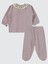 Kız Bebek Pijama Takımı 1-6 Ay Soft Lila 2