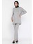 Bisiklet Yaka Taşlı Tesettür Tunik Pantolon Ikili Takım P-00016547 1