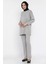 Bisiklet Yaka Taşlı Tesettür Tunik Pantolon Ikili Takım P-00016547 2
