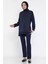 Bisiklet Yaka Taşlı Tesettür Tunik Pantolon Ikili Takım P-00016547 1