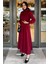 Yan Bağlamalı Bluz Kombinli Tesettür Elbise P-00016364 1