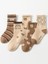 5'li Ekonomik Paket Teddy Bear Ayıcıklı Unisex Tenis Çorap Seti 1