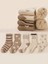 5'li Ekonomik Paket Teddy Bear Ayıcıklı Unisex Tenis Çorap Seti 3