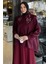 Yaka Taş Detaylı Oversize Tesettür Tunik P-00016426 2