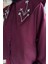 Yaka Taş Detaylı Oversize Tesettür Tunik P-00016426 3