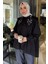 Yaka Taş Detaylı Oversize Tesettür Tunik P-00016426 3