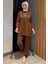 Büyük Beden Taşlı Tesettür Tunik Pantolon Ikili Takım P-00016524 1