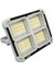 CT-4698 Güneş Enerjili Solar 200W Watt LED Projektör Taşınabilir Sarı Beyaz ve Çakar Işık Lamba 1