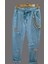 Ithal Mint Zincirli Pullu Pantolon 2