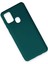 Samsung Galaxy A21S Kılıf Nano Içi Kadife Silikon - Koyu Yeşil Ynsmr 2