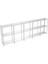 3 Katlı 5'li Galvaniz Çelik Raf - Depo, Arşiv, Kiler, Dosya, Market Rafı - 43x75 cm-50 cm-1.50 mm 2