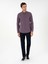 Erkek Mürdüm Slim Fit Uzun Kollu Gömlek 50291698-VR074 4