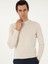 Erkek Bej Slim Fit Basic Kazak 50296402-VR011 3