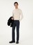 Erkek Bej Slim Fit Basic Kazak 50296402-VR011 4
