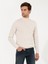 Erkek Bej Slim Fit Yarım Balıkçı Basic Triko Kazak 50257711-VR011 2