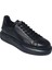 Bağcıklı Lv Model Baskılı Kalın Düz Taban Sneaker Ayakkabı 21006 1