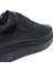 Bağcıklı Lv Model Baskılı Kalın Düz Taban Sneaker Ayakkabı 21006 5