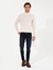 Erkek Bej Slim Fit Balıkçı Yaka Basic Triko Kazak 50257269-VR011 3
