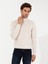 Erkek Bej Slim Fit Balıkçı Yaka Basic Triko Kazak 50257269-VR011 4