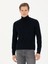 Erkek Lacivert Slim Fit Balıkçı Yaka Basic Triko Kazak 50270164-VR033 3