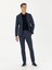 Erkek Lacivert Ex.slim Fit Yün Kaşmir Karışımlı Çizgili Ceket 50272673-VR033 4