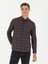 Erkek Bordo Slim Fit Uzun Kollu Gömlek 50282560-VR014 1