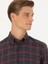 Erkek Bordo Slim Fit Uzun Kollu Gömlek 50282560-VR014 2