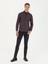 Erkek Bordo Slim Fit Uzun Kollu Gömlek 50282560-VR014 4