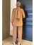 Yaka Çiçek Detaylı Tunik Pantolon Tesettür Ikili Takım P-00015931 4