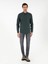 Erkek Koyu Yeşil Slim Fit Uzun Kollu Gömlek 50291698-VR079 4