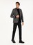Erkek Siyah Slim Fit Yün Ipek Karışımlı Flanel Ceket 50290523-VR046 4