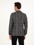 Erkek Siyah Slim Fit Yün Ipek Karışımlı Flanel Ceket 50290523-VR046 5