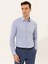 Erkek Açık Mavi Slim Fit Uzun Kollu Basic Gömlek 50250818-VR003 6