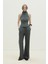 Füme Jilly Yün Karışımlı Pantolon 4