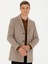 Erkek Vizon Yün Karışımlı Ex.slim Fit Palto 50274045-VR052 4