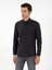 Erkek Siyah Slim Fit Uzun Kollu Gömlek 50291698-VR046 1