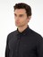 Erkek Siyah Slim Fit Uzun Kollu Gömlek 50291698-VR046 2