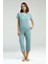 8984 Kadın Kapri Pijama Takım 2