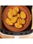 Renkli Isıya Dayanıklı Yıkanılabilir Silikon Fırın ve Airfryer Yuvarlak Pişirme Matı 20 cm 3