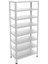 8 Katlı Galvaniz Çelik Raf - Depo, Arşiv, Kiler, Dosya, Market Rafı - 31x75 cm-200 cm-1.00 mm 1
