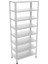 8 Katlı Galvaniz Çelik Raf - Depo, Arşiv, Kiler, Dosya, Market Rafı - 31x75 cm-200 cm-1.00 mm 3
