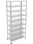 9 Katlı Galvaniz Çelik Raf - Depo, Arşiv, Kiler, Dosya, Market Rafı - 31x75 cm-150 cm-1.00 mm 1