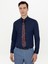 Erkek Lacivert Slim Fit Uzun Kollu Basic Gömlek 50250885-VR033 1